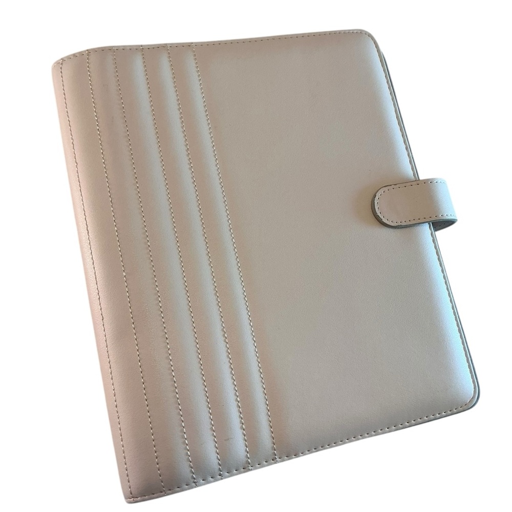 Kikki.k Planner A5 Blush Pink Quilted Vegan Rose Gold Ring Binder - Picture 9 of 12
